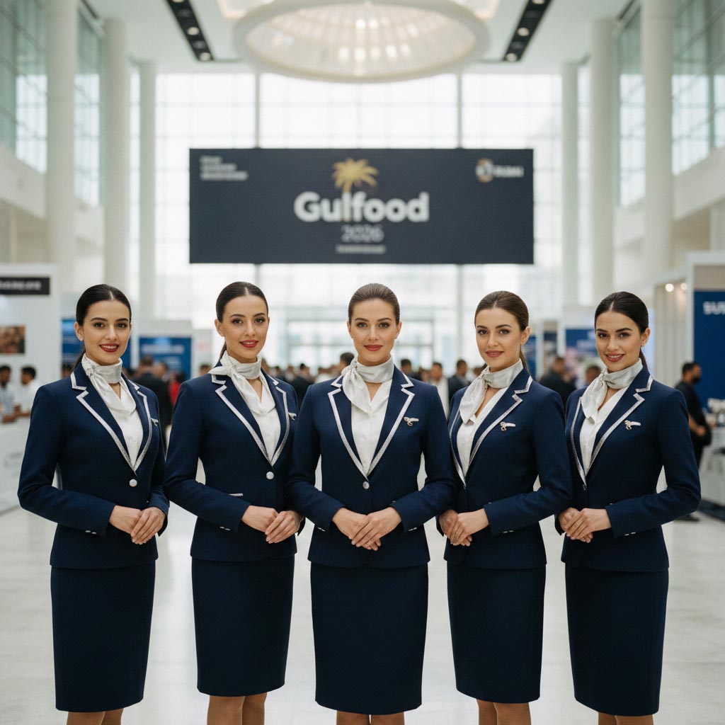 Best Hostesses for Gulfood 2026 | Professional Event Staffing by HirePromoters.ae
